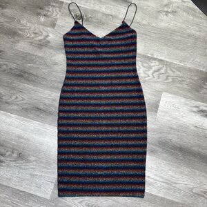 STUNNING sparkle stripe dress
